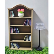 SA Mini 5-tier plastic bookshelf model, miniature landscape decoration, dollhouse, sand table, minia