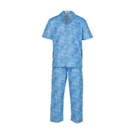 JOHN HENRY UNDERWEAR Sleepwear  ชุดนอนแขนสั้น รุ่น JU JU6052SL สีฟ้า
