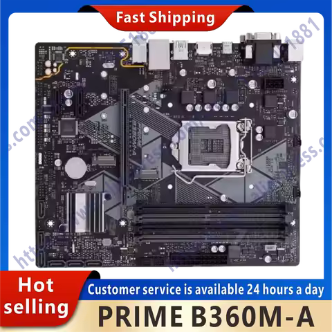 Used PRIME B360M-A original desktop computer B360 B360M DDR4 motherboard LGA 1151 i7/i5/i3 USB3.0 SA
