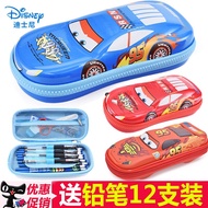 Disney cartoon boys pencil cases children pencil pupil multifunction stationery bag car pencil box b