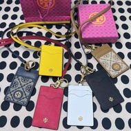 hot sale authentic tory burch bags women   Tory Burch Emerson Series Lanyard Six Colors Work permit neck hanging card bag badge tory burch official st