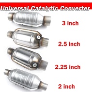 Universal Catalytic Converter 2'' 2.25'' 2.5'' 3" 400 Cells High Flow Muffler Catalyst Converter  Eu