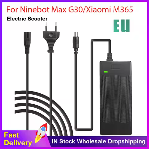 42V 2A Charger Universal for Ninebot ES1 ES2 ES4 Max G30 G30D for Xiaomi M365 E-Scooter Accessories 