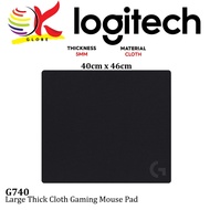 LOGITECH G440 / G640 / G740 GAMING MOUSE PAD WITH CLOTH / HARD SURFACE / NO SLIP BASE / RUBBER BASE 
