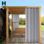 Homyl Outdoor Curtains, 52 Inch , 84/96/108 Inch Height  Waterproof, Privacy,