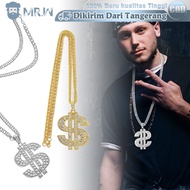 Gold Dollar Chain Hip Hop Necklace Fashion Gold Dollar Necklace Hip Hop Chain