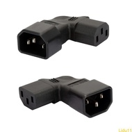 Lidu11 IEC320 C14 to IEC320 C13 C7 C5 Connector Male to Female Socket Converter Adapter