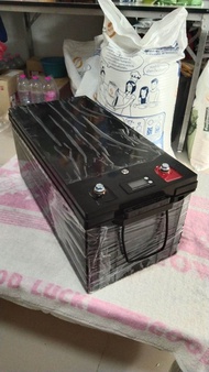แบตเตอรี่โซล่าเซลล์ LFP 24V 100A Smart BMS 100A พร้อมใช้