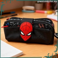 Smiggle Minecraft Spiderman Pencil Case Large-Capacity Stationery Bag Double Zipper