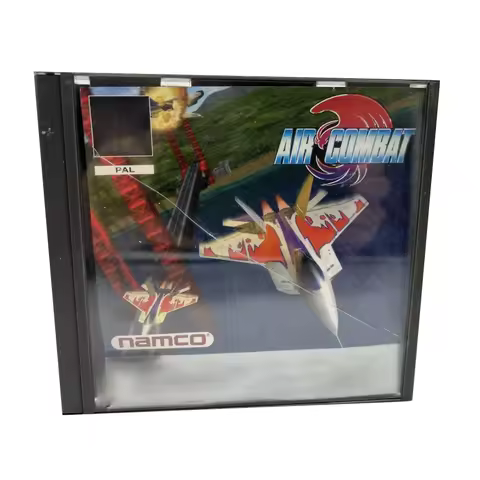 PS1 air combat PAL With Manual Copy Disc Game Black Bottom Unlock Console Station 1 Retro Optical Dr