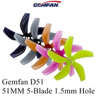 Gemfan D51 51mm 2020 2Inch 5-Blade 1.5mm Ducted Propeller CineWhoop DJI Neo 4pairs/8pcs PMPC2020-5