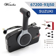 Winibo 67200-93J50 Outboard Remote Control Box Throttle Shifter with Tilt Switch Boat Accessories Ki