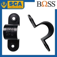 Sadel Pipa Boss Klem Pipa PVC Conduit 20mm Hitam