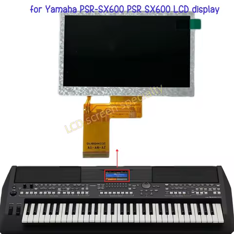 LCD Display for Yamaha PSR-SX600 PSR SX600