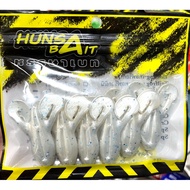 เหยื่อยาง Hunsa Bait รุ่น Jet Mini 5.5cm/7g แถมเบ็ด2/0 งานปลาช่อน มันๆ หรรษาเบท