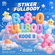 Fullbody b80 sticker code B custombebas