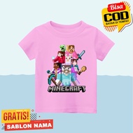 Minecraft Movie Kids T-Shirt Minecraft Movie Kids Clothes/ for Boys or Girls