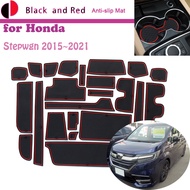 Rubber Anti-slip Mat Door Groove Cup for Honda Stepwgn Step Wagon RP2 RP3 RP4 RP5 2015~2021 Gate Slo