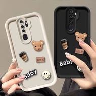 Oppo A9 2020 For Case OPPO A5 2020 A9 2020 A11 A11X Phone Case Strange Smell Cute New Design Bear Coffee