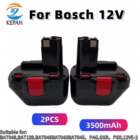 🔥12V 3.5Ah NI-MH Rechargeable BatteryPack 3500mAh Replace For BOSCH Cordless Electric Drill and Scre