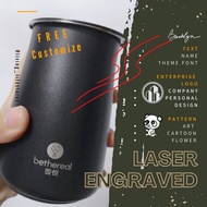 FREE Customised Gift Logo & Letters coffee cup espresso powder dosing cup pitcher barista