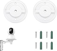 VZU Pack of 2 Camera Wall Mounts, Compatible with TP-Link Tapo C200/C210/C220/C225/TC70, Kasa EC70/K