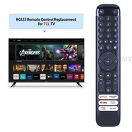 A new GUB 1 RC833 voice remote controller for TCL 65C845 50 55 75 65C745 43LC645 TV. 65t6g