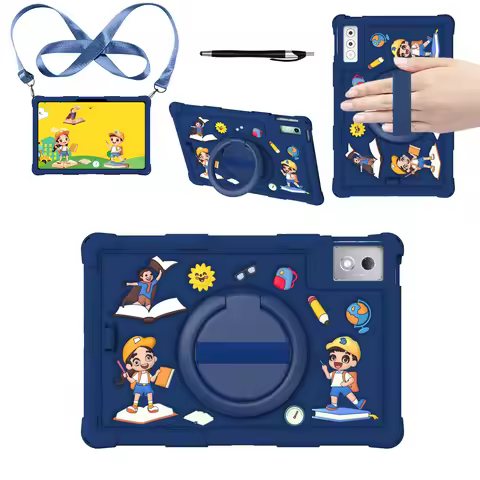 Kids Case for Lenovo Tab P12 12.7 inch Yoga Pad Pro 12.7" Xiaoxin Pad Pro 12.7 TB375FC TB373FU Carto