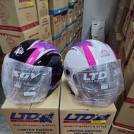 HELMET LTD BINTANG LIMITED EDITION HELMET VISOREX (BLACK &amp; WHITE)