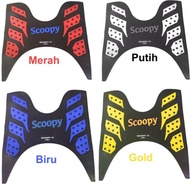 Karpet Motor Scoopy FI 2015 2018 Bordes Alas Kaki Aksesoris Variasi OK