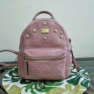 Genuine Leather Mini Backpack, original brand by nucelle, preloved, cool