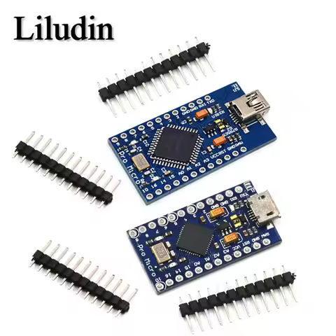 Pro Micro ATmega32U4 5V 16MHz Replace ATmega328 For arduino ATMega 32U4 Pro Mini With 2 Row Pin Head