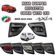 Rear Reflector Light Lamp LED Bumper Axia 2019 / Axia Rahmah Cover Only Casing Accessories Albino Sm