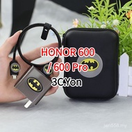 HONOR 600 Charger Protector 80W Case 600Pro Anti-Breaking Cable USB Type C Winder Charger Organizer 