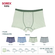 (2 & 3pcs) Sorex TX 100 Boxer Boys' CDs | Boys' Boxer Shorts |Jk jk jk jk jk