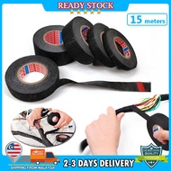 Automotif Wiring Tape Heat Isolation Adhesive Cloth Harness Tape Pembalut Wayar Kereta Car Cable Tap
