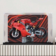 Acrylic Display Box Suitable for Lego 42202 Ducati Panigale V4S Motorcycle Figure Storage Box