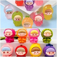Set of 5 blind bags of Opaque Fruits, Clear Fruits (luminous) super cute