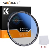 K&F Concept CPL Filter for Camera Lens 37/40.5/43/46/49/55/58/62/67/72/77/82mm Ultra Slim Optics Mul