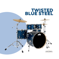 กลองชุด DW PDP Mainstage Series 5-piece Complete Set อุปกรณ์ Hardware ครบชุด พร้อมชุดฉาบ Paiste & หม