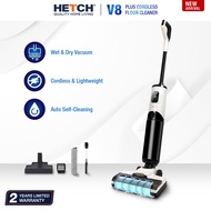 HETCH V8 Plus Cordless Floor Cleaner Floor Washer Wet Dry Vacuum Cleaner Vakum Basar/Kering Dan Mop 