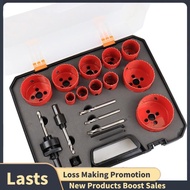19 Pcs M42 Bi-Metal Hole Saw Kit 19-68mm for Metal Drilling Tube Drilling
