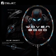 FELET WOVEN 8000 4U 82gram   Badminton Racket 100% Original by FLEET