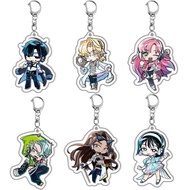 Cute Anime Alien Stage ALST Mica Acrylic Chibi keychain Luka Ivan Till Mizi Hyuna Sua gift decoratio