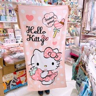 台灣版Hello Kitty草莓造型特大浴巾