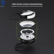 [miqin] 1Pc Adjustable Rearview Mirror With Lanyard Rope Side Mount Accessory For Cave And Boat Divi