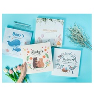 Baby Memory Book Scrapbook Photo Album Pregnancy Diary Cute Animal Keepsake Record Growth Journal Ha