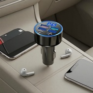 Car Charger Adapter 6-in-1, USB-C with Volt Display & Super Fast Charging, for iPhone 16 15 Pro Max 