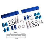 HQ Top Feed Injector High Flow Fuel Rail Kit for SUBARU WRX STI EJ20 EJ20T STI Blue Aluminium Billet