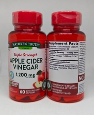 Nature’s Truth Apple Cider Vinegar 1200 mg per serving กระปุกละ 60 capsules